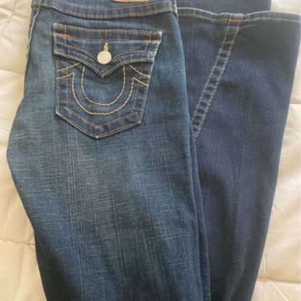 True Religion low rise bootcut jeans